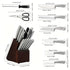 Küchenmesser Set 14-teilig | Hochkohlenstoffstahl mit ergonomischen Griffen